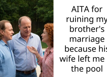 AITA for ruining my brother’s marriage because his wife left me at the pool