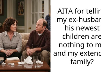 AITA for telling my ex-husband his newest children are nothing to me and my extended family?