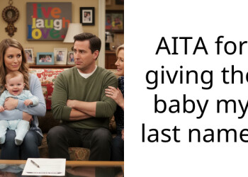 AITA for giving the baby my last name?