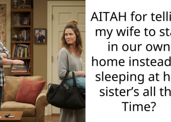 AITAH for telling my wife to stay in our own home instead of sleeping at her sister’s all the Time?