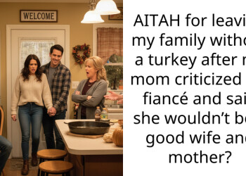 AITAH for leaving my family without a turkey after my mom criticized my fiancé and said she wouldn’t be a good wife and mother?