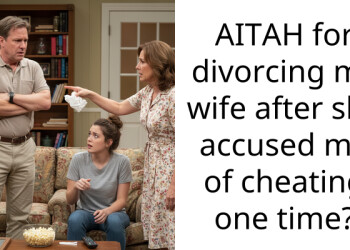 AITAH for divorcing my wife after she accused me of cheating one time?