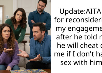 Update:AITAH for reconsidering my engagement after he told me he will cheat on me if I don’t have s*x with him?