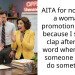 AITA for not giving a woman a promotion at work because I saw her clap after every word when telling someone how to do something?