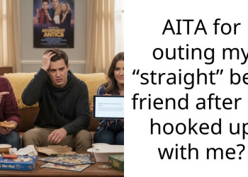 AITA for outing my “straight” best friend after he hooked up with me?