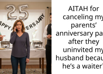 Mom Tried To Ban My Husband From Their Anniversary Party So I Canceled Everything
