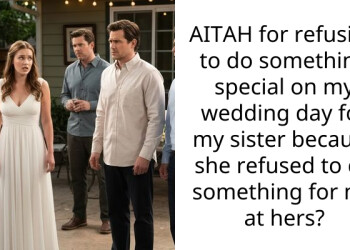 AITAH for refusing to do something special on my wedding day for my sister because she refused to do something for me at hers?