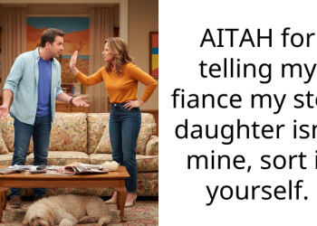 AITAH for telling my fiance my step daughter isn’t mine, sort it yourself.