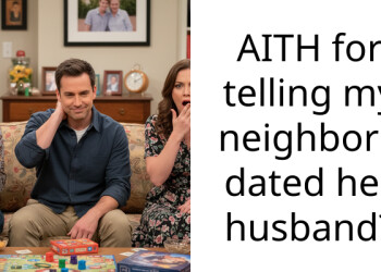 AITH for telling my neighbor I dated her husband?
