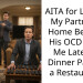 AITA for Leaving My Partner at Home Because His OCD Made Me Late to a Dinner Party at a Restaurant?