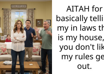 AITAH for basically telling my in laws this is my house, if you don’t like my rules get out.