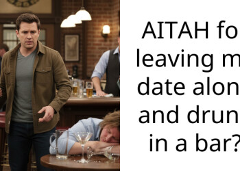 AITAH for leaving my date alone and drunk in a bar?