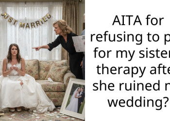 AITA for refusing to pay for my sister’s therapy after she ruined my wedding?