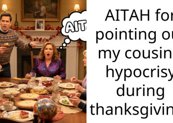 AITAH for pointing out my cousin’s hypocrisy during thanksgiving?