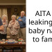 AITA for leaking fake baby names to family?