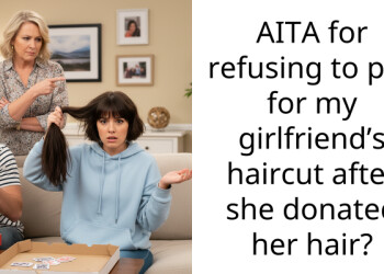 AITA for refusing to pay for my girlfriend’s haircut after she donated her hair?