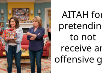 AITAH for pretending to not receive an offensive gift
