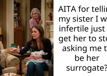 AITA for telling my sister I was infertile just to get her to stop asking me to be her surrogate?