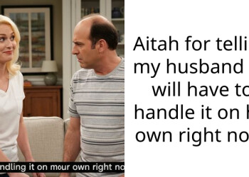 Aitah for telling my husband he will have to handle it on his own right now.