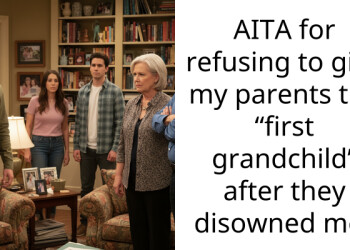 AITA for refusing to give my parents the “first grandchild” after they disowned me?