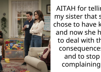I Told My Sister She’s A Moron For Having A 6th Kid And Now She’s Crying Online