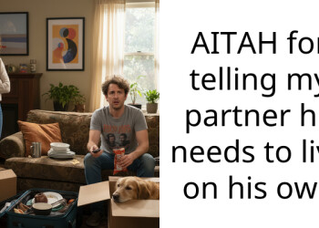 AITAH for telling my partner he needs to live on his own