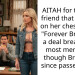 AITAH for telling a friend that a tattoo on her chest saying “Forever Brian’s” is a deal breaker for most men. Even though Brian has since pa*sed away.