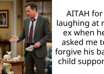 AITAH for laughing at my ex when he asked me to forgive his back child support?