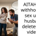 AITAH for withholding s*x until husband deletes my video?