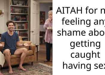 AITAH for not feeling any shame about getting caught having s*x