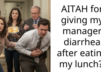 AITAH for giving my manager di****ea after eating my lunch?