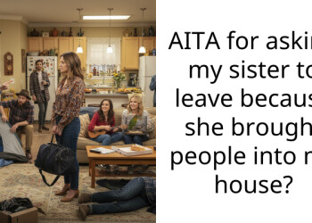 AITA for asking my sister to leave because she brought people into my house?