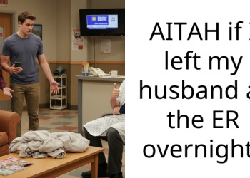 AITAH if I left my husband at the ER overnight?