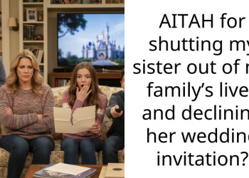 AITAH for shutting my sister out of my family’s lives and declining her wedding invitation?
