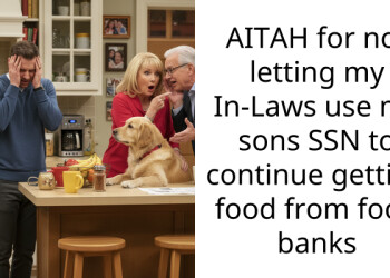 AITAH for not letting my In-Laws use my sons SSN to continue getting food from food banks