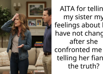 AITA for telling my sister my feelings about her have not changed after she confronted me for telling her fiance the truth?