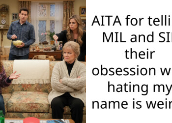 AITA for telling MIL and SIL their obsession with hating my name is weird?