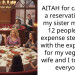 AITAH for canceling a reservation that my sister made for 12 people at an expense steakhouse with the expectation for my vegetarian wife and I to pay for everyone.