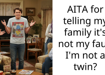 AITA for telling my family it’s not my fault I’m not a twin?
