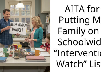 AITA for Putting My Family on a Schoolwide “Intervention Watch” List?