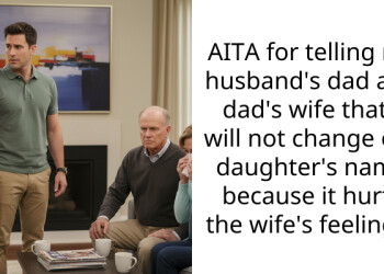 AITA for telling my husband’s dad and dad’s wife that I will not change our daughter’s name because it hurts the wife’s feelings?