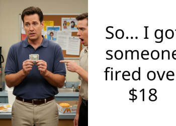 So… I got someone fired over $18