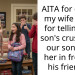 AITA for calling my wife a j**k for telling our son’s crush that our son likes her in front of his friends ?