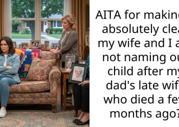 AITA for making it absolutely clear my wife and I are not naming our child after my dad’s late wife who died a few months ago?