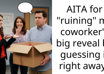AITA for “ruining” my coworker’s big reveal by guessing it right away?