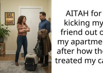 AITAH for kicking my friend out of my apartment after how they treated my cat?