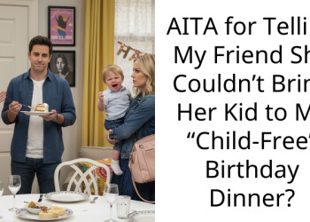 AITA for Telling My Friend She Couldn’t Bring Her Kid to My “Child-Free” Birthday Dinner?