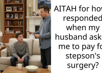 AITAH for how I responded when my husband asked me to pay for stepson’s surgery?