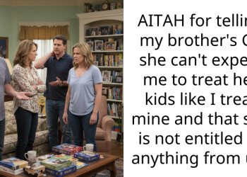 AITAH for telling my brother’s GF she can’t expect me to treat her kids like I treat mine and that she is not ent*tled to anything from us?