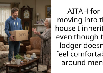 AITAH for moving into the house I inherited even though the lodger doesn’t feel comfortable around men?